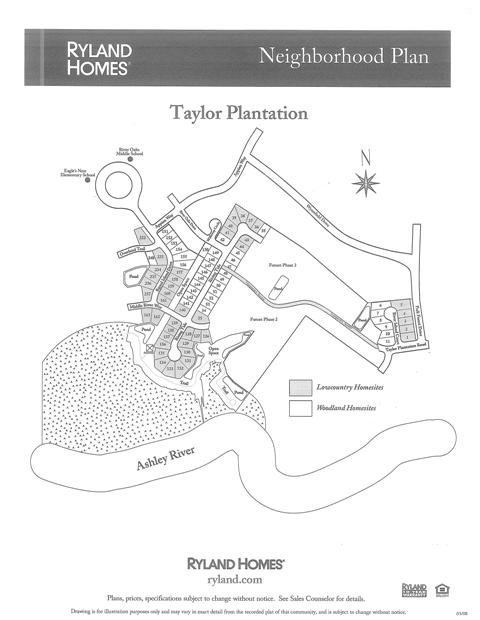 Taylor Plantation Lot Plan 2